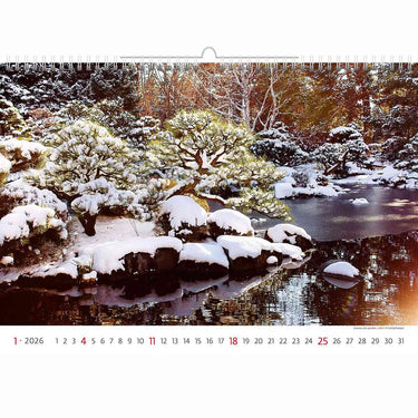 Garden Scenes Wall Calendar A3+ 2026+